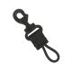 Edge Bungee Octo Keeper w-Clip Black